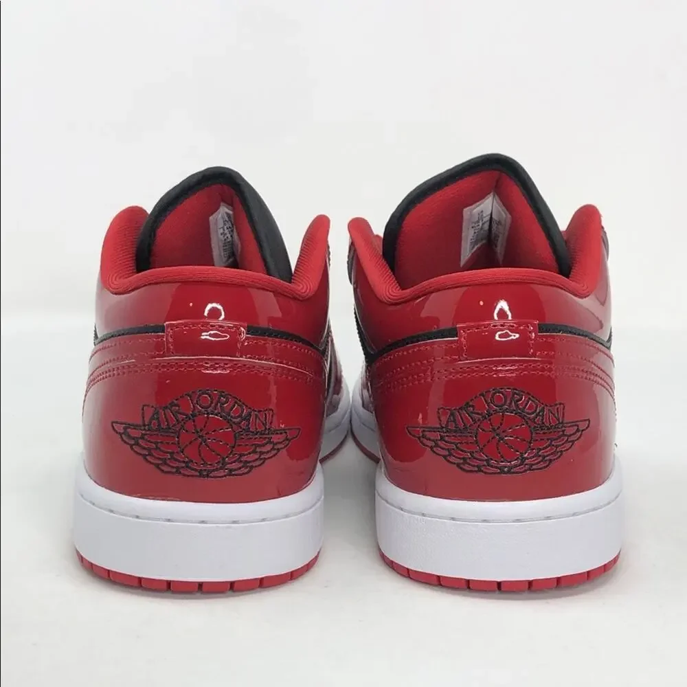 Nike Air Jordan 1 Low SE Patent Bred HV4089-006 Men’s Sneakers - Size 10
